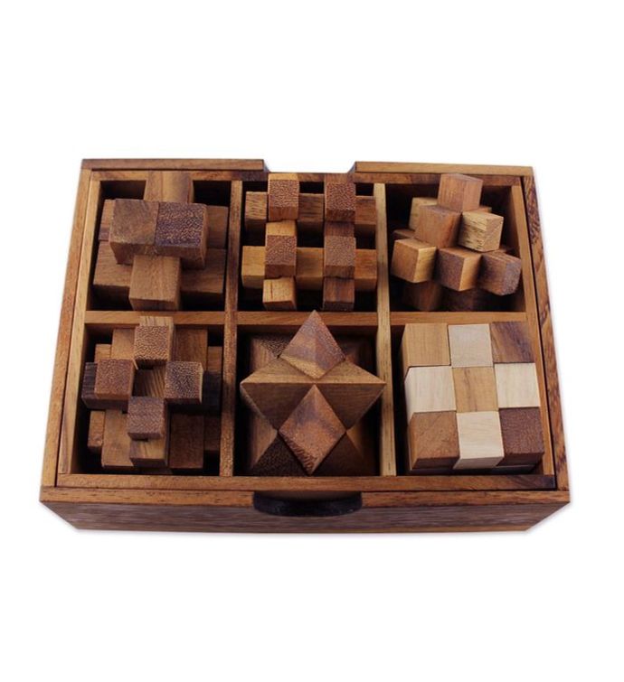 Novica Logical Mind Wood Puzzles